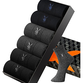 Hộp 6 Đôi Tất Nam Thoáng Khí Playboy
