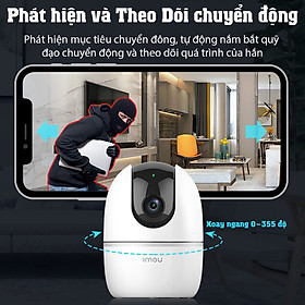 Hình ảnh Camera wifi gia đình IMOU Ranger 2 A42P 4MP chính hãng xoay 360 độ , đàm thoại hai chiều , nhận thông báo khi phát hiện chuyển động và tiếng động lạ - Hàng Chính Hãng