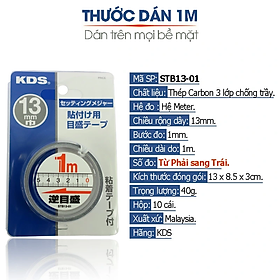 Thước dán số đo từ phải sang trái Nhật Bản KDS