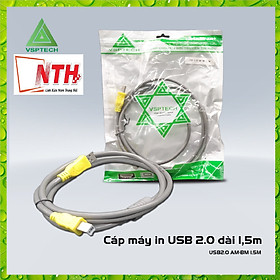 Cáp USB Máy in 2.0 (5m)-hàng chính hãng