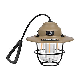 LED Camping Lantern Dimmable Rechargeable Tent Lamp for Indoor BBQ Traveling