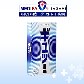 Bao Cao Su Sagami 6 Stage Tight Fit Siêu Mỏng 0,03 mm Sáu Lớp Lượn Sóng Hộp 12 chiếc