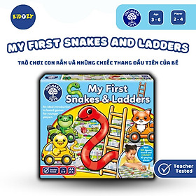 Trò chơi trí tuệ My First Snakes & Ladders - Orchard Toys khuyến khích thảo luận, phối hợp tay mắt