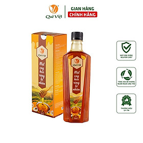 Mật ong nguyên chất hoa rừng tự nhiên Quê Việt 500ml 700g