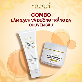 Bộ 2 sản phẩm dưỡng trắng Yococi (Kem Face 20g + Sữa Rửa Mặt 100g)