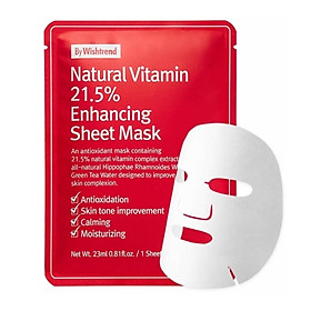 Mặt nạ giấy phục hồi da By Wishtrend Natural Vitamin 21.5 Enhancing Sheet Mask