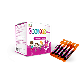 Siro thanh nhiệt mát gan Oralkid New DHT Hộp 20 ống 10ml - Dùng được cho trẻ từ 1 tuổi - Châu Ngân Pharma