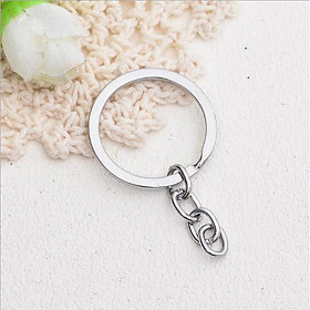 Vòng thép mạ các màu crom, vàng, đồng xâu chìa khóa  cho các bạn làm keychain, DIY