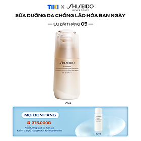 Hình ảnh Review Sữa dưỡng da chống lão hóa ban ngày Shiseido Benefiance Wrinkle Smoothing Day Emulsion SPF 30 PA+++ 75ml