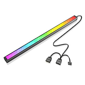 Thanh ánh sáng kim cương RGB khung gầm trang trí thanh đèn LED Magic Ánh sáng đồng bộ từ tính cứng Bar Màu sắc: Đen: Đen