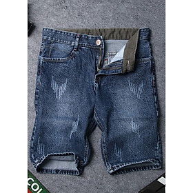 Quần short jean nam xanh đen Q413 Muidoi