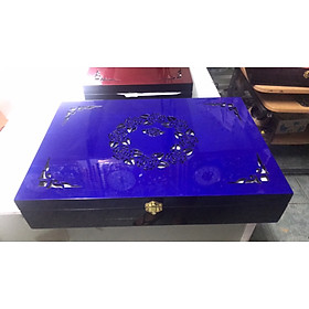 Mua Hộp mứt 6 ngăn có khóa xanh MNV-HM05/xanh