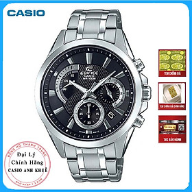 Đồng Hồ Nam Chính Hãng Casio EFV-580D-1AV Dây Kim Loại
