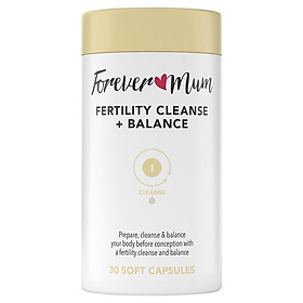 Forever Mum Fertility Cleanse + Balance 30 Soft Capsules