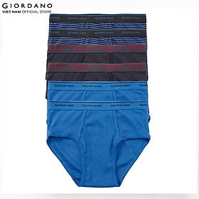 Bộ 6 Quần Lót Nam Dạng Tam Giác Giordano Cotton Briefs 0117701437