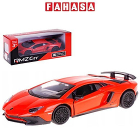 Đồ Chơi Mô Hình Xe Thể Thao - Lamborghini Aventador Chạy Trớn - RMZ City 554990 - Màu Đỏ
