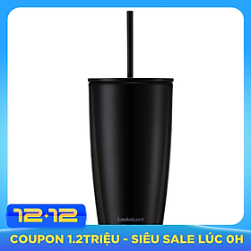 Ly nhựa 2 lớp LocknLock kèm ống hút HAP507 750ml