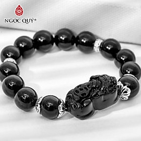 Vòng tay đá thiên nhiên phối tỳ hưu đá - Ngọc Quý Gemstones