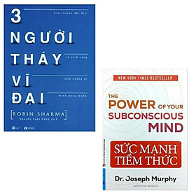 Combo 2 cuốn sách kỹ năng dành cho bạn: Sức Mạnh Tiềm Thức ( tái bản 2021) + Ba Người Thầy Vĩ Đại ( Tặng kèm bookmark)