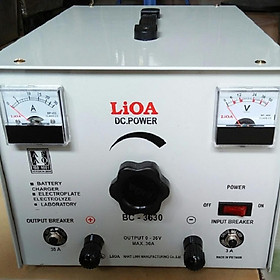 Nạp ắc quy lioa 30A model BC3630 hàng chính hãng 