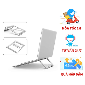 Mua Giá đỡ / Đế đỡ tản nhiệt để bàn dành cho Laptop  Máy Tính Xách Tay Chất Liệu Hợp Kim Nhôm gấp gọn tiện dụng - Giao màu ngẫu nhiên - Hàng chính hãng