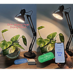 Mua Đèn quang hợp  đèn trồng cây để bàn thông minh  điều khiển hẹn giờ bật tắt từ xa qua app Smart life qua wifi sử dụng đèn quang hợp 9W