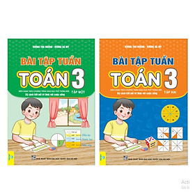 Combo 2 cuốn Bài tập Tuần Toán 3- Kết Nối