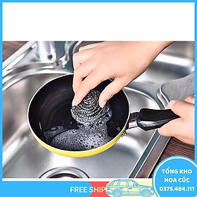 Mua Combo 5 Miếng Cọ Xoong Nồi Chảo Không Gỉ  - Vận Chuyển Miễn Phí Toàn Quốc