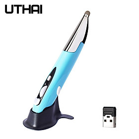 UTHAI DB32 USB Điện Dung Bút _ Không Dây + Chuột Không Dây 2.4G Bút Cá Tính Sáng Tạo Dọc Bút Hình Máy Tính Stylus Pin Chuột - one