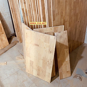 Mua Mặt bàn gỗ thịt   mặt bàn gỗ cao su dài 50cm rộng 15cm 20cm 25cm 30cm ... phun bóng 2 mặt hàng vip loại 1 đẹp Free Ship