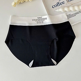 Quần Lót Nữ 6405 Thun Lạnh Lưng Cao Mặt Cười Không Viền Dễ Mặc