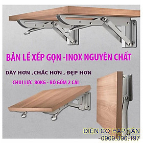 Mua Bản lề gấp thông minh INOX 20  25  30  40CM -bộ 2 cái  chụi lực 80kg