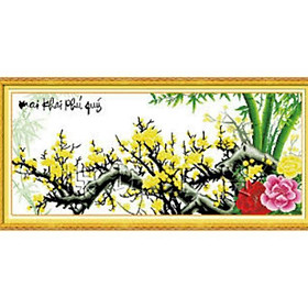Mua Tranh thêu cành mai 222397