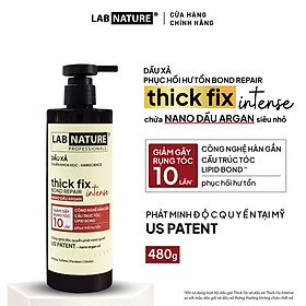 Dầu xả Ngăn rụng tóc Lab Nature Thick Fix - Công nghệ hàn gắn cấu trúc tóc - 480g