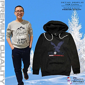 ÁO HOODIES TRẺ EM CATRIO in ĐẠI BÀNG DISCOVERY là áo thun dài tay có mũ có túi thời trang, vải 100% cotton dày, ấm mùa thu đông phù hợp với trẻ em bé trai, bé gái 12 tuổi 45kg..16T 55kg kết hợp quần dài cotton CATRIO thành bộ đồ đẹp MÀU CHUỘT - XÁM CHUỘT - SIZE 12(45KG_49KG)