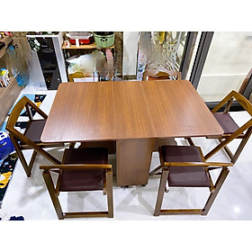 Mua (ảnh thật tại nhà khách)BÀN ĂN THÔNG MINH GẤP GỌN ĐỦ MÃU MÃ