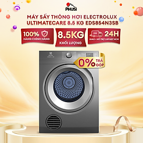 Máy sấy thông hơi Electrolux 8.5 kg EDS854N3SB - Hàng Chính Hãng