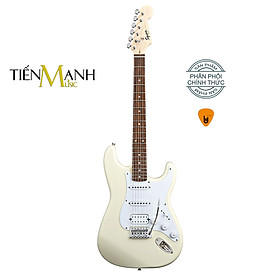 Mua  Chính Hãng Mỹ  Đàn Guitar Điện Fender Squier Bullet Stratocaster HSS SQ STRAT -  Arctic White Electric - Kèm Móng Gẩy DreamMaker