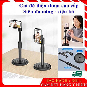 Mua Giá Đỡ Kẹp Điện Thoại Thông Minh Quay 360 Độ Tự Điều Chỉnh Kích Thước Đa Năng Để Bàn Loại 1 Livestream