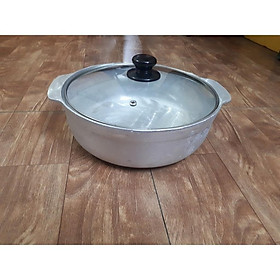 Nồi gang đúc kho thịt cá, nấu cháo lẩu 19-27cm ( loại thô )