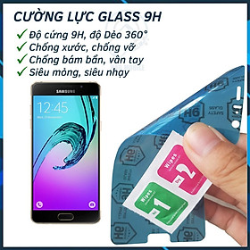 Dán cường lực dẻo nano 9H dành cho Samsung A5 2015, A5 2016, A5 2017, A5 2018