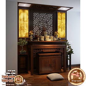 Mua Bàn Thờ Gỗ Gụ BT 19