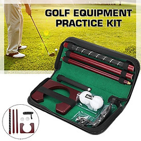 3 in 1 Golf Putter Set Mini Golf Thiết bị hỗ trợ đào tạo với Ball Putter có thể tháo rời cho bộ dụng cụ huấn luyện golf ngoài trời trong nhà