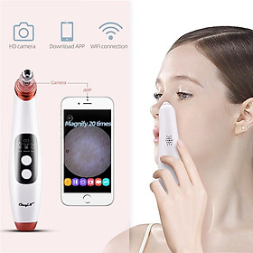 Máy Hút Mụn Đầu Đen CkeyiN MR532 Làm Sạch Da Sạc Lại Được Cho Mặt