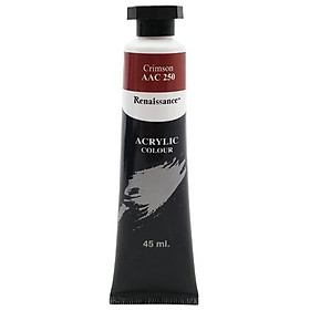 Tuýp Màu Acrylic 45 ml - Renaissance #250 - Crimson