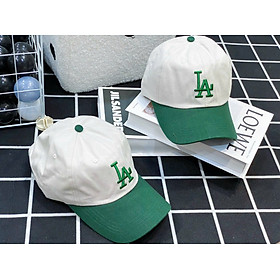 Nón kết, mũ lưỡi trai L.A phối vải kaki form chuẩn thời trang cao cấp