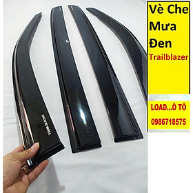 Vè Che Mưa Xe Chevrolet Trailblazer Hàng Nhựa Đen ABS Cao Cấp