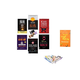 combo Bộ Sách 6 Cuốn sách :KHo Báu cuộc đời +Thôi Miền Bằng Ngôn Từ + Bí mật thành công của những người bán hàng xuất sắc + Khởi đầu muộn màng, kết thúc giàu sang + Thói quen thành công (tặng flash card nhũng câu nói hay của người nổi tiêng + cuốn mckinsey)