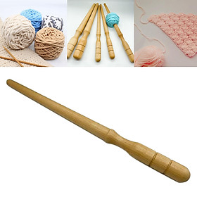 Center Pull Ball Wooden Yarn Winder Ball Winder 30cm Knitting Accessory