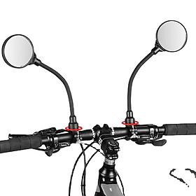2 PCS 360 ° Gương xe đạp xe đạp quay xe đạp của xe đạp, retro -shift điện trottine, xe đạp an toàn retrovisor cho xe đạp đua, xe đạp điện, xe máy